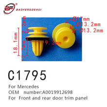 Auto Clips For Mercedes A0019912698 Positioning Front And Rear Door Trim Panel Fasteners 2024 - buy cheap