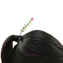 2pcs Small Red Flower Hairpin Plants Show Cute Artifact Seedling Hairpin Long Grass Weird Cartoon Headdress Flower Sale 2024 - buy cheap