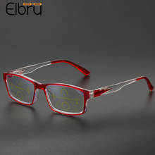 Elbru Progressive Multi-focus Reading Glasses Smart Zoom Anti Blue Light Spring Leg Presbyopic Eyeglasses Diopters +1.0 to +3.5 2024 - buy cheap