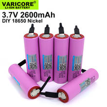 1-10PCS VariCore Original protected 18650 3.7V 2600mAh rechargeable battery  batteries ICR18650-26F Industrial use+DIY Nickel 2024 - buy cheap