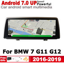 Reproductor multimedia con pantalla IPS y navegación GPS para BMW, autorradio con Android 7,0, WIFI, BT, estilo Original, para modelos 7, G11, G12, 2016 ~ 2019, NBT 2024 - compra barato