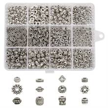 1 caixa de formas misturadas estilo tibetano contas para brincos pulseiras colares jóias fazendo diy 24 pces-600 pçs/caixa 2024 - compre barato