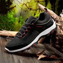 New men's sports sneakers outdoor running comfortable breathable mesh fashion jogging elastic shock absorption 2024 - buy cheap