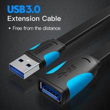 3/2/1.5/1/0.5 м 5 Гбит/с ПВХ Материал плоский прочный USB 3,0 мужского и женского пола удлинитель Кабель высокого Скорость шнур для синхронизации данных 2024 - купить недорого