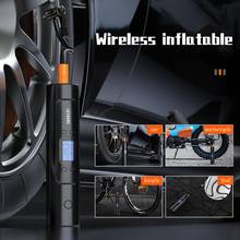 12V 150PSI Перезаряжаемые воздушный насос для шин беспроводные Портативный компрессор Цифровой Автомобильный шинный насос для автомобиля велосипедных шин мячей 2024 - купить недорого