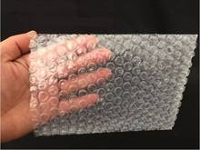 Bolsas de burbujas acolchadas transparentes, 8x10cm, embalaje de espuma, 10mm, 50 unidades 2024 - compra barato