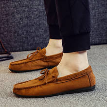 Mens Loafers Leather Shoes Men Casual Boat Shoes Mens Fashion Shoes Man Sneakers Stitching Style Loafer Masculino Moccasins Men 2024 - buy cheap