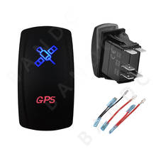 Interruptor basculante de GPS para barco y coche, dispositivo de 5P, láser SPST, LED azul y rojo, ON-OFF, accesorios de Camping ARB RV, piezas de sintonización de coche, cable de puente 2024 - compra barato