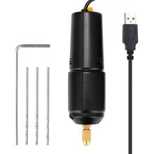 Mini broca elétrica handheld para pérola resina epóxi jóias fazendo diy ferramentas de artesanato madeira com 5v usb plug jóias ferramentas 2024 - compre barato