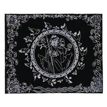 Mantel de terciopelo para juego de mesa, decoración para el hogar, 74x60cm, adivinación, Altar, oración, astrología 2024 - compra barato