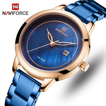 Naviforce relógio feminino impermeável de quartzo, relógio de pulso feminino luxuoso para mulheres 2024 - compre barato