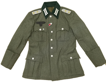 WWII WW2 GERMAN M36 WOOL FIELD UNIFORM OFFICER'S CAPTAIN RANK INSIGNIA TUNIC Military War Reenactments 2024 - buy cheap