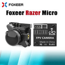 Foxeer-câmera inteligente razer micro 1.8 tvl, fpv, 1/3mm, 16:9/4:3 pal/ntsc, comutável, cmos 4.5, com-25v, para atualização de seta, fpv 2024 - compre barato