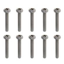 MroMax Hot Phillips Pan Head Screws 304 Stainless Steel M6*40/M6*45/M6*50/M6*55/M6*60/M6*65/M6*70/M6*75/M6*80/M6*90/M6*100mm 2024 - buy cheap