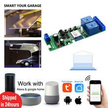 Garage Door Opener wifi remote controller supprot Alexa Google home voice remote work with tuyasmart & smartlife APP 2024 - buy cheap