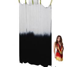 2 YARDS/LOT Long Fringe Tassel 60CM Long Dip Dye Trimming Rayon Milky White And Black color 60cm 2024 - buy cheap