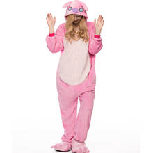 Unisex kigurumi adultos pijamas animais anime onesie ponto flanela dos desenhos animados bonito quente cosplay pijamas 2024 - compre barato