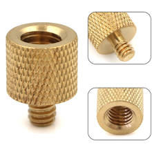 Gold Color 3/8" to 1/4" Female Male Tripod Thread Screw Mount Adapter for Tripod Camera Light Stand Accessories 2024 - buy cheap
