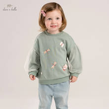 DBZ16654-Camiseta con apliques de flores para niñas, ropa de moda para niñas pequeñas, moda para niños 2024 - compra barato