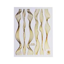 3D Nail Art Stickers Laser Gold Metal Stripe Line Nail Decals Stickers Tips Decoration Transfer Foils Self-Adhesive DIY Man D9O8 2024 - buy cheap