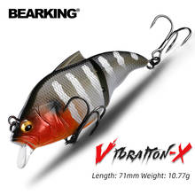 BEARKING vibration bait 71mm 10g Top professional Wobblers fishing tackle fishing lures for ice fishing Artificial accessories 2024 - купить недорого