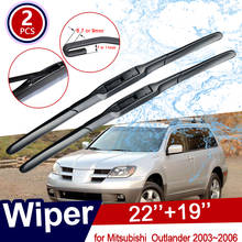Car Wiper Blade for Mitsubishi Outlander 2003 2004 2005 2006 MK1 Windscreen Windshield Wipers Brushes Car Accessories Stickers 2024 - buy cheap