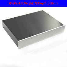KYYSLB-carcasa de aluminio 430x70x308, caja de chasis de amplificador, BZ4307, preamplificador, oxidación DAC, carcasa de aluminio en blanco 2024 - compra barato