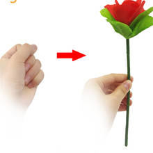 Folding Rose Appearing Magic Tricks Flower Appearing Disappear Suddenly Stage Flowers Series Street Illusion Gimmick Props Toys 2024 - buy cheap