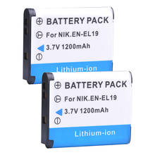 EN-EL19-batería ENEL19 EN EL19 para Nikon Coolpix, S32, S33, S100, S2500, S2750, S3100, S3200, S3300, S3400, S3500, S4100 2024 - compra barato