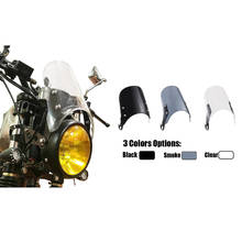 Retro Cafe Racer Windshield 5-7" Wind Deflector  Headlight Instrument Visor For Yamaha Harley XL Yamaha XJ Suzuki GSX Bobber 2024 - buy cheap