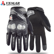 Vemar Summer Bike Gloves Men Touch Screen Sport Gloves Breathable Mesh Knuckles Protector Motorcycle Accessories 2024 - buy cheap