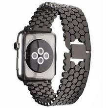Ремешок для часов apple watch 42 мм 38 мм 40 мм 44 мм ремешок для часов iwatch series 5 4/2/1 нержавеющая сталь 2024 - купить недорого