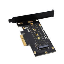 M.2 NVME SSD to PCIe x4 Card Converter 2230 2242 2260 2280 NVM Express PCI-e Adapter x4 x8 x16 Slot w/PCI Cover Mounting Bracket 2024 - buy cheap