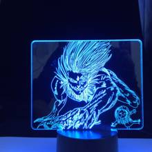 Attack on Titan The Jaw Titan for Bedroom Decor Light Kids Birthday Gift Manga Anime 3d Led Light Night Lamp Dropshipping Best 2024 - buy cheap