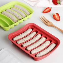 Brand New 6 in 1 Sausage Making Mold DIY Silicone Handmade Sausage Burger Hot Dog Manufacturer Reusable Mold Kitchen Accessories 2024 - buy cheap