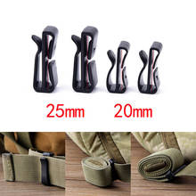 10Pcs 20/25MM Molle Buckle Strap Belt End Clip Adjust Keeper Tactical Backpack Camping 2024 - buy cheap