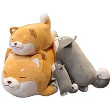 32/65/100cm Cute Fat Shiba Inu husky Dog Plush Toy Stuffed super Soft Kawaii Animal Cartoon Pillow Gift for Kids Good Quality 2024 - buy cheap
