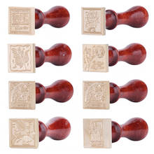 Retro Wax Seal Antique Sealing Wax Stamp Wood Handle for Wedding Invitation Gift Handcrafts Wedding Invitations Metal Decorate 2024 - buy cheap