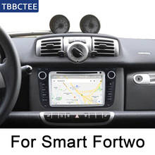 Android автомобильный для Smart Fortwo 2007 ~ 2014 NTG мультимедийный плеер wifi gps навигация Авторадио сенсорный экран Bluetooth wifi SD система 2024 - купить недорого