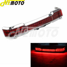 Luz LED negra de freno trasero para motocicleta, con lente roja para Harley Touring Electra Glide FLHT Classic CVO EFI 1997-2008 2024 - compra barato