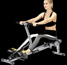 Home rowing machine fitness equipment water resistance wind resistance magnetic control rowing machine 2024 - купить недорого