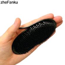 1 Pcs Shampoo Comb Pocket Men Beard Mustache Palm Scalp Massage Black Hair Care Travel Portable Hair Comb Brush Styling Tools 2024 - buy cheap