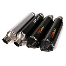 Universal 38-51 mm Motorcycle Exhaust Muffler Pipe Removable Db Killer Escape Stainless Steel Exhaust Tips for F800GS CBR500R 2024 - buy cheap