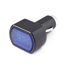 Monitor Digital portátil para coche, voltímetro de 12V-24V, medidor de Panel de voltaje LED, accesorios para coche 2024 - compra barato