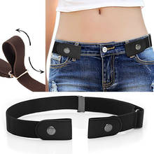 Easy Belt Buckle Free Hidden Invisible Belts For Women Elastic Without Buckle Leather Belt Men No Buckle Waistband For Jeans 2024 - buy cheap