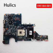 Placa-mãe original hulics 595184-001 para hp cq42, cq62, g42, g62, 595184, placa-mãe para laptop, hm55, ddr3, placa principal 2024 - compre barato