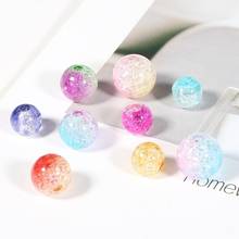 8mm/10mm/12mm/14mm Random Mixed Crackle Acrylic Beads Spacer Ball Beads For Fashion Jewelry Making Gift 2024 - buy cheap