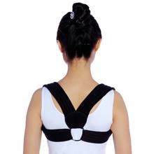 Corrector de postura para hombres y mujeres, cinturón de soporte ajustable para clavícula, columna vertebral, hombros, corrección de postura Lumbar 2024 - compra barato