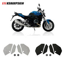 Motorcycle fuel tank pad tank grip protection sticker KSHARPSKIN knee grip side applique for BMW 15-18 R1200 R R1200R 2024 - buy cheap