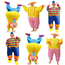 Dropshipping Clowns Inflatable Costumes Adult Halloween Cosplay Costume Handclown Carnival Party Mascot Role Play Disfraz 2024 - buy cheap